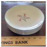 (6)"HOMER LAUGHLIN"~(6) 7ï¿½ SALAD/DESSERT PLATES