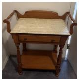 MARBLE~TOP DRY SINK-CHECK OUT THE PIC