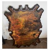 DECO WALL ARTWORK-APPROX. 26"x34"