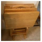 TV TRAY SET W/HOLDER