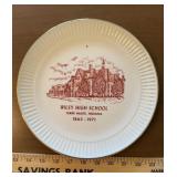 "WILEY HIGH SCHOOL" COLLECTOR PLATE-TERRE HAUTE