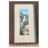 FRAMED ARTWORK-"TERRE HAUTE, IN/APPROX. 14ï¿½x8ï¿½
