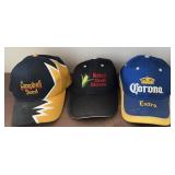 (3)ADVERTISING CAPS-ASSORTED/SAN