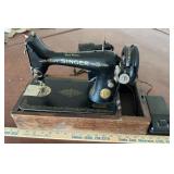 VINTAGE SEWING MACHINE-"NO CASE COVER"
