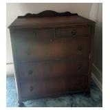 VINTAGE 5~DRAWER DRESSER