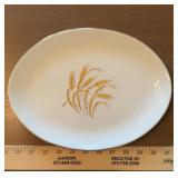 "WHEAT PATTERN" PLATTER-APPROX. 12ï¿½x9ï¿½