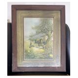 FRAMED DECOR-APPROX. 14"x16"