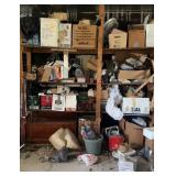 ITEMS FROM THE SHELVES IN THE GARAGE-CHECK IT OUT