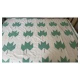 VINTAGE QUILT-"LEAF" DESIGN