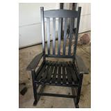 WOODEN PORCH ROCKER