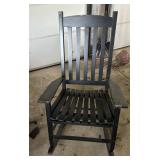 WOODEN PORCH ROCKER