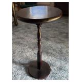 HAND CRAFTED ACCENT TABLE-APPROX. 15ï¿½ DIAMETER