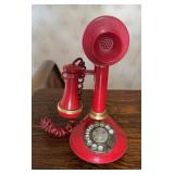 CANDLESTICK/ROTARY TELEPHONE-CHECK IT OUT