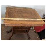 ORNATE TABLE-LEG NEEDS MINOR REPAIR/CHECK OUT THE