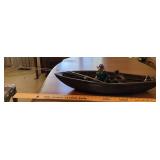 DECORATIVE ITEM-"MAN & DOG IN BOAT"