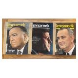 (3)NEWSWEEK MAGAZINES-CHECK OUT THE PIC