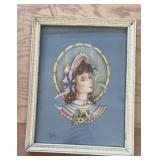 FRAMED WALL DECOR-APPROX. 12"x15"