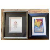 (2)FRAMED ARTWORK ITEMS-CHECK OUT THE PIC