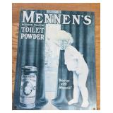 METAL SIGN-"MENNEN