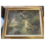 FRAMED ARTWORK-APPROX. 38ï¿½x34ï¿½