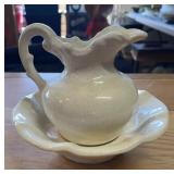 "McCOY" PITCHER & BOWL-APPROX. 8" TALL
