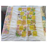 BLANKET/THROW-"MADE FROM CLOTH CALENDARS"