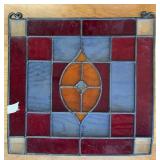 STAINED GLASS DECOR-APPROX. 18"x18"