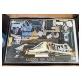 FRAMED ARTWORK-APPROX. 36"x26"