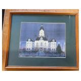 FRAMED ARTWORK-APPROX. 26"x20"