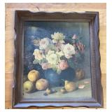 FRAMED ARTWORK-APPROX. 20"x22"