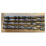 (4)SPINDLE POLES-APPROX. 24" LONG EACH
