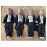 (4)GROOM DOLLS-ASSORTED