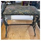 VANITY BENCH/STOOL-"METAL FRAME"