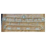 (2)METAL PLATE HOLDERS-HANGS ON WALL