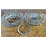 GLASS ASHTRAYS-CHECK OUT THE PIC