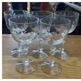 (SET OF 5)STEMWARE GLASSES