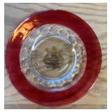 "INDIANA GLASS" COLLECTOR PLATE-CHECK IT OUT