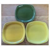 (3)POTTERY PLATES-CHECK OUT THE PIC