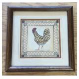 FRAMED ARTWORK-APPROX. 16"x16"