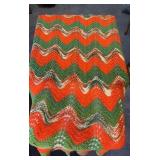 HAND~CRAFTED AFGHAN-APPROX. 7