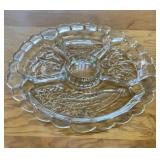 GLASS RELISH TRAY