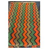 HAND~CRAFTED AFGHAN-APPROX. 4