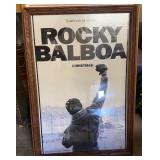 FRAMED POSTER-"ROCKY BALBOA"/APPROX. 42"x30"