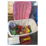 "LITTLE TIKES" TOY BOX W/ASSORTED CONTENTS