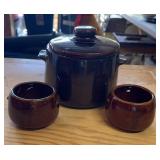 "WESTBEND" STONEWARE SET-CHECK OUT THE PIC