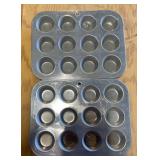 (2)MINI~MUFFIN PANS