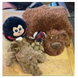 (4)STUFFED TOYS-ASSORTED