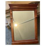 FRAMED WALL MIRROR-APPROX. 36"x28"