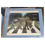 FRAMED **BEATLES** "HOLOGRAPHIC" POSTER-APPR.40x30