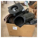 57 Bel Air Heater Ducts & parts
